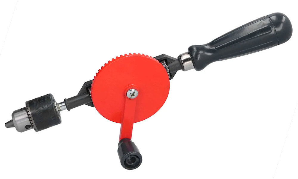 taladro manual para cuero